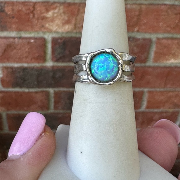 925 Opal Ring - Picture 3 of 16